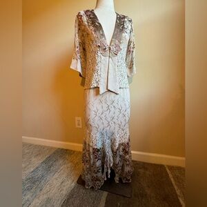 Spencer Alexis Petites Collections 2-piece Blouse/Skirt Matching Set